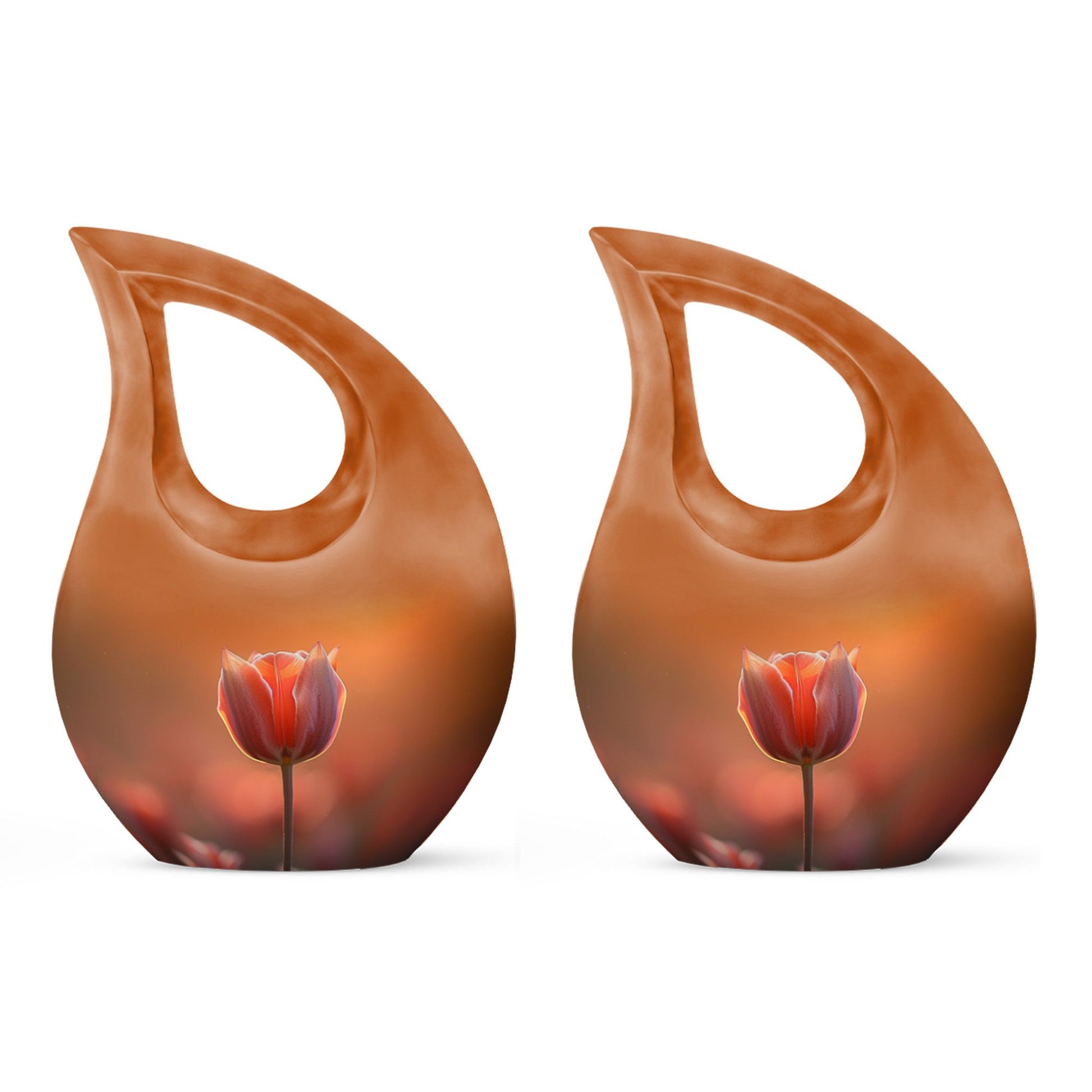Flowers Urns For Ashes - Cremation Urns For Human Ashes Adult Set