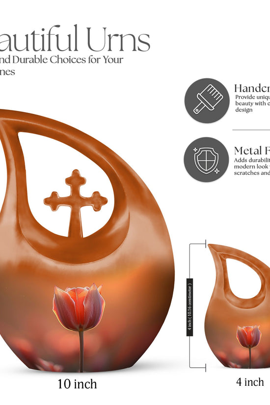 Flowers Urns For Ashes - Cremation Urns For Human Ashes Adult Set