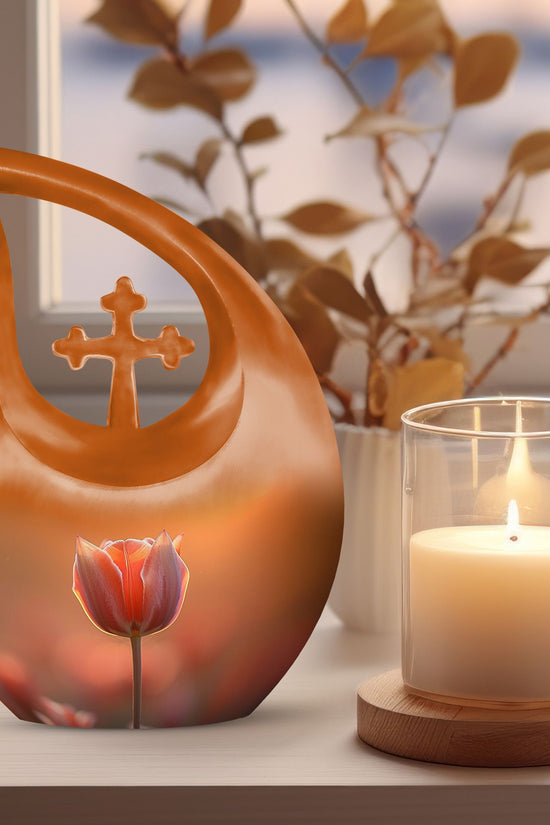 Flowers Urns For Ashes - Cremation Urns For Human Ashes Adult Set