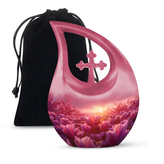 Flowers Urns For Ashes - Cremation Urns Set