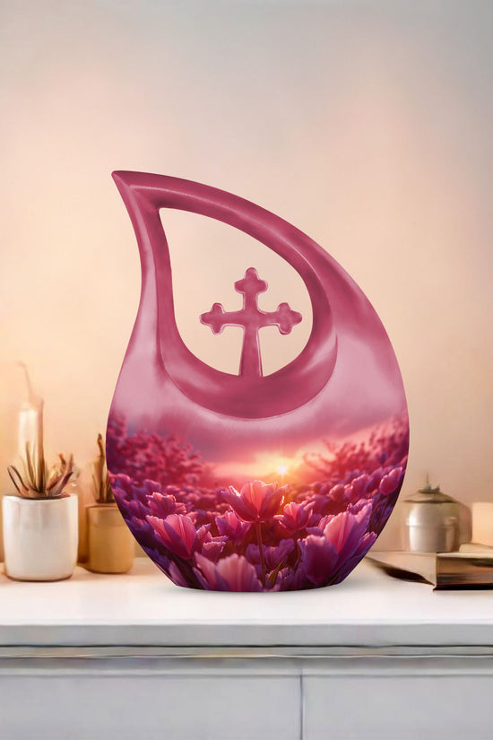 Flowers Urns For Ashes - Cremation Urns Set