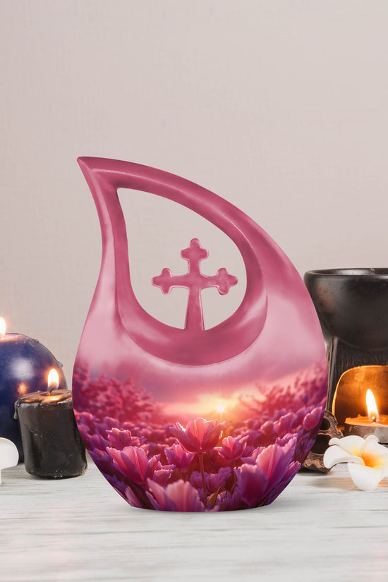 Flowers Urns For Ashes - Cremation Urns Set