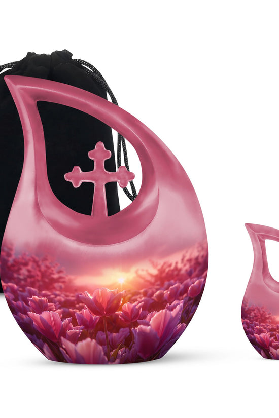 Flowers Urns For Ashes - Cremation Urns Set
