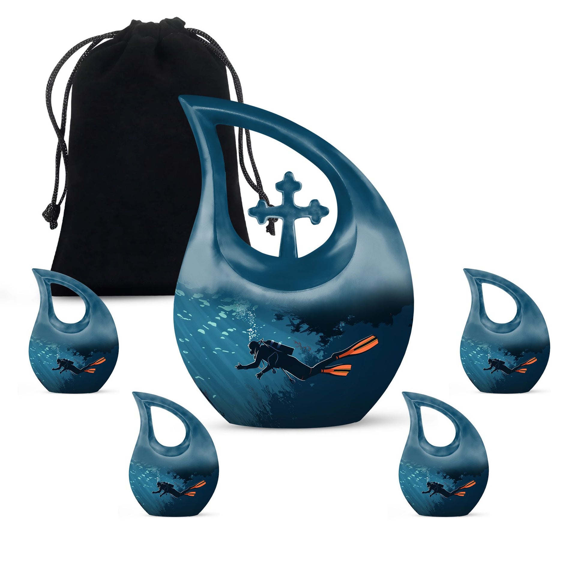 Deep Sea Diving Urns For Ashes - Cremation Memorial