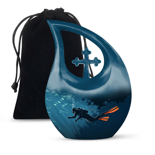 Deep Sea Diving Urns For Ashes - Cremation Memorial