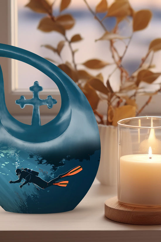 Deep Sea Diving Urns For Ashes - Cremation Memorial