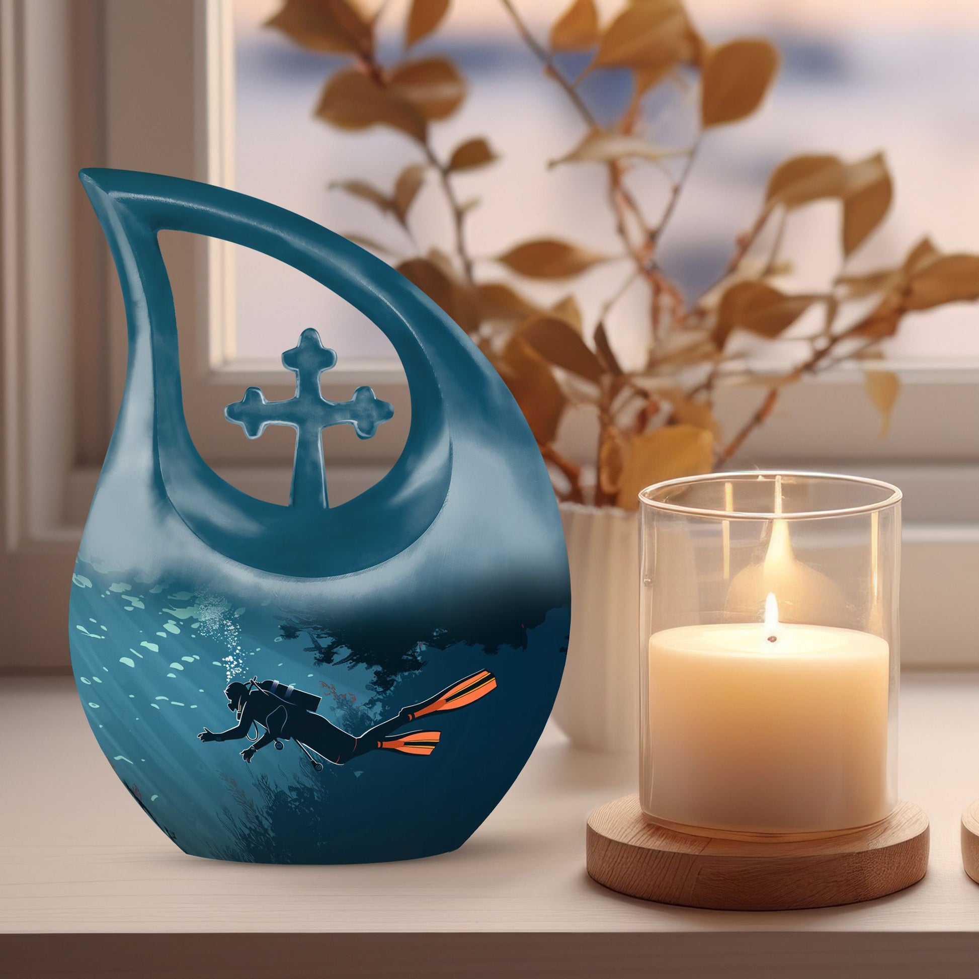 Deep Sea Diving Urns For Ashes - Cremation Memorial