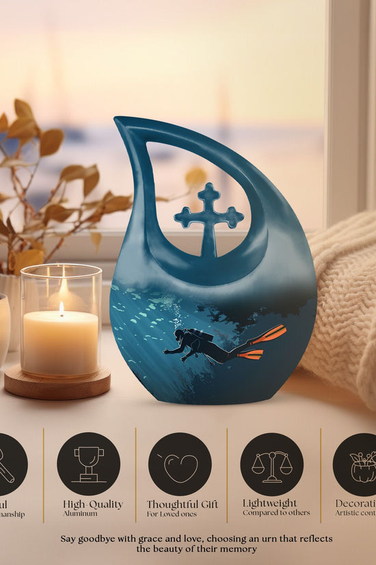 Deep Sea Diving Urns For Ashes - Cremation Memorial