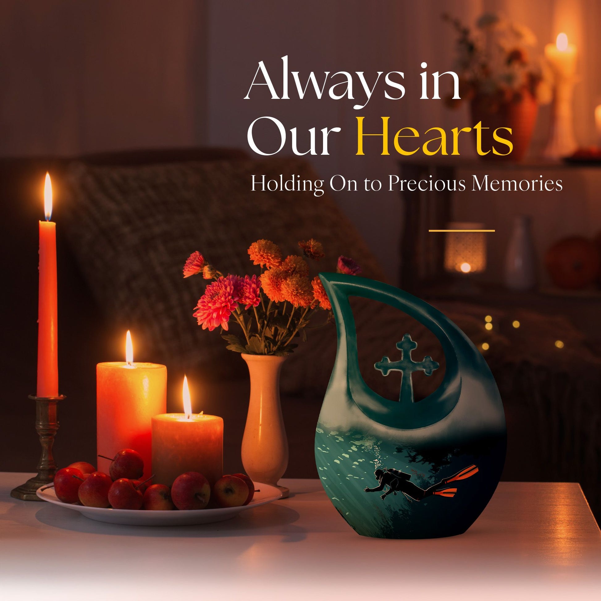 Deep Sea Diving Urns For Ashes - Cremation Memorial