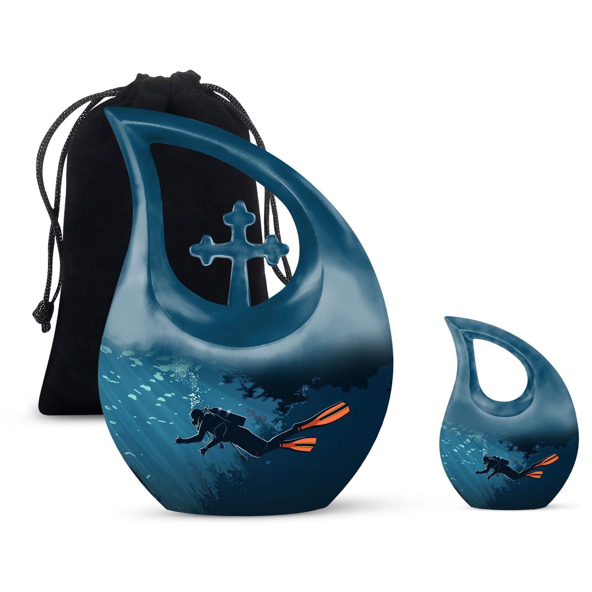 Deep Sea Diving Urns For Ashes - Cremation Memorial