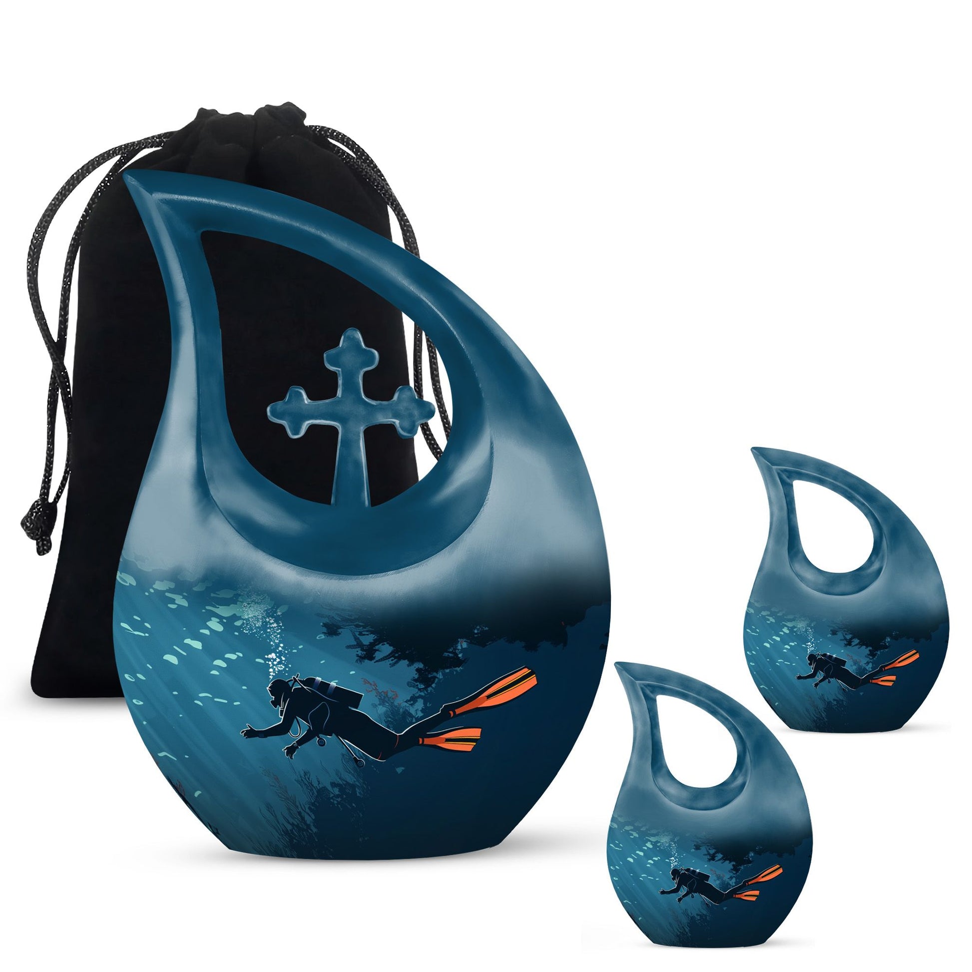 Deep Sea Diving Urns For Ashes - Cremation Memorial