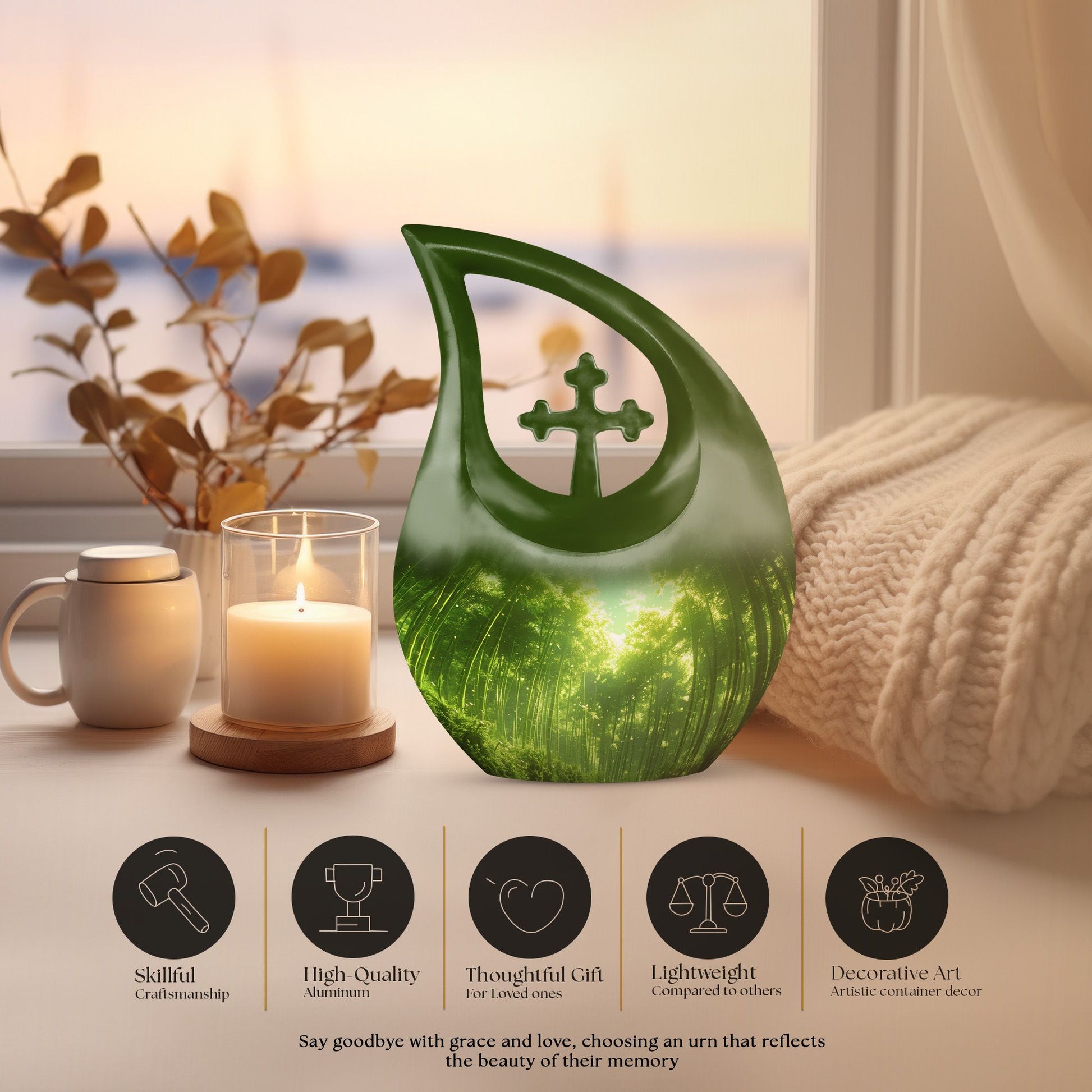 Trees Urns For Ashes - Cremation Mini Urn