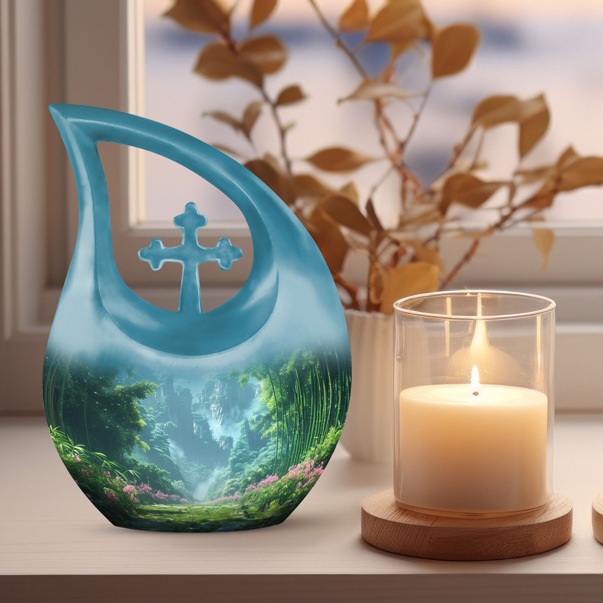 Flowers Urns For Ashes - Cremation Keepsake