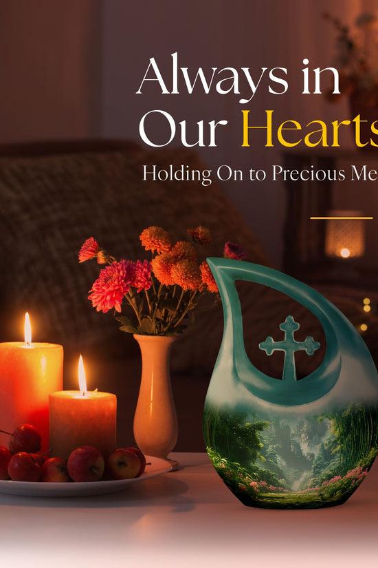 Flowers Urns For Ashes - Cremation Keepsake