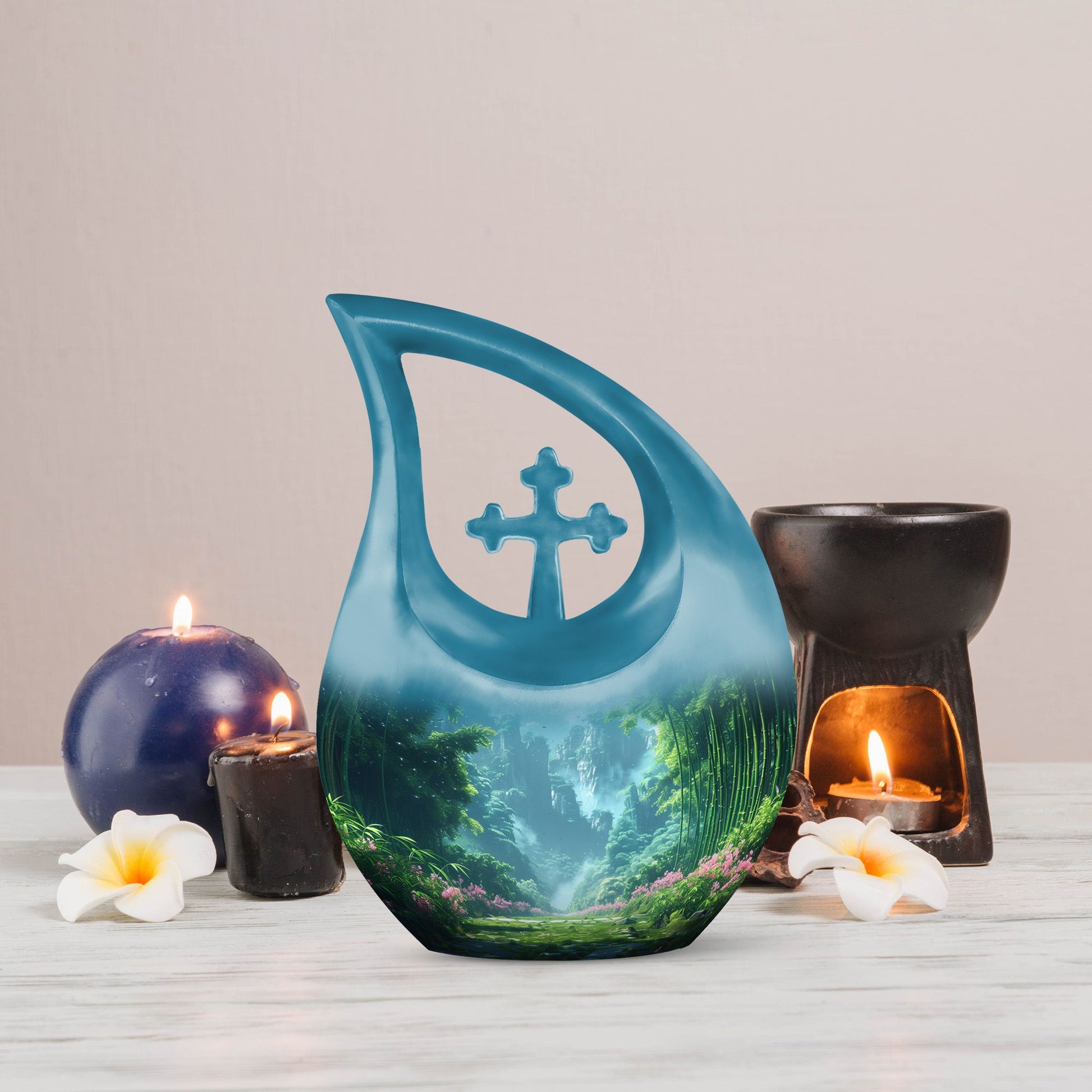Flowers Urns For Ashes - Cremation Keepsake