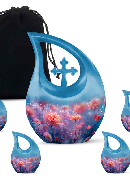Flowers Urns For Ashes - Cremation Urn Keepsake