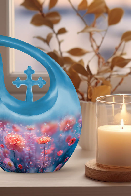 Flowers Urns For Ashes - Cremation Urn Keepsake