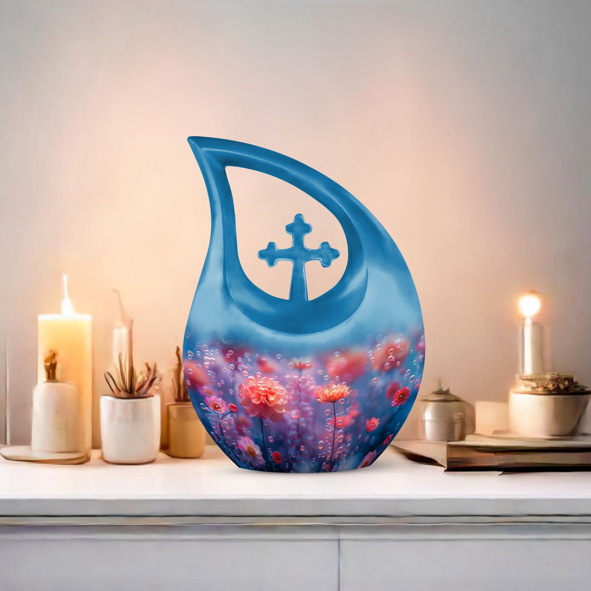 Flowers Urns For Ashes - Cremation Urn Keepsake