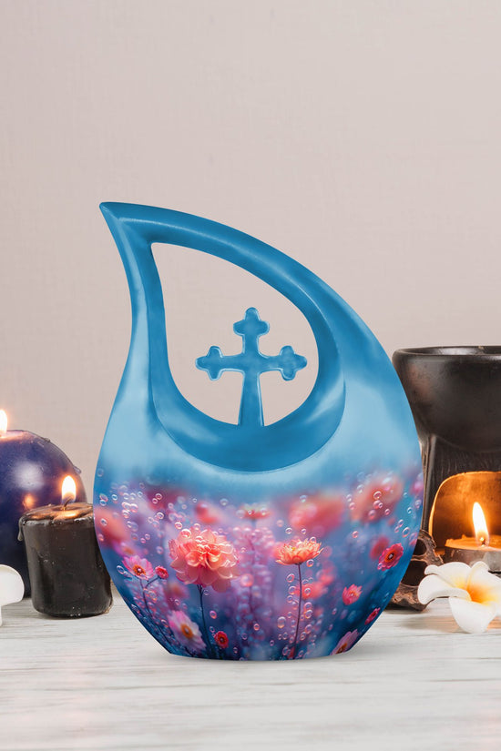 Flowers Urns For Ashes - Cremation Urn Keepsake