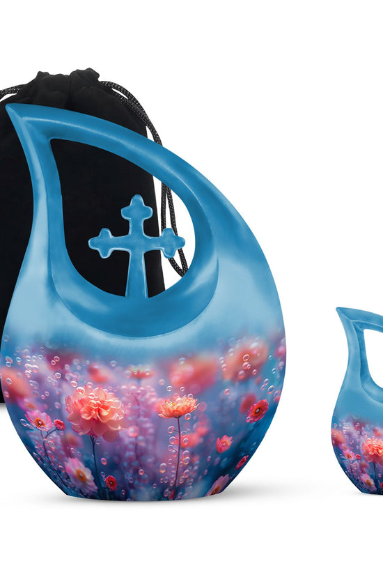 Flowers Urns For Ashes - Cremation Urn Keepsake