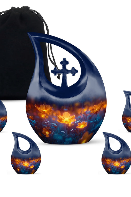 Flowers Urns For Ashes - Small Cremation Keepsakes