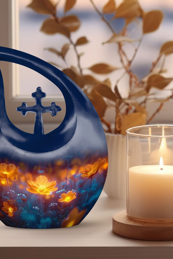 Flowers Urns For Ashes - Small Cremation Keepsakes