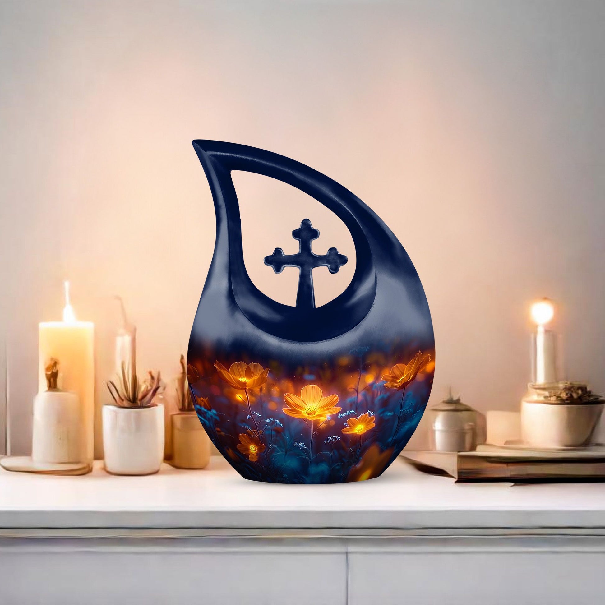 Flowers Urns For Ashes - Small Cremation Keepsakes