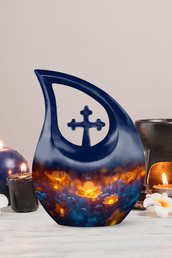 Flowers Urns For Ashes - Small Cremation Keepsakes