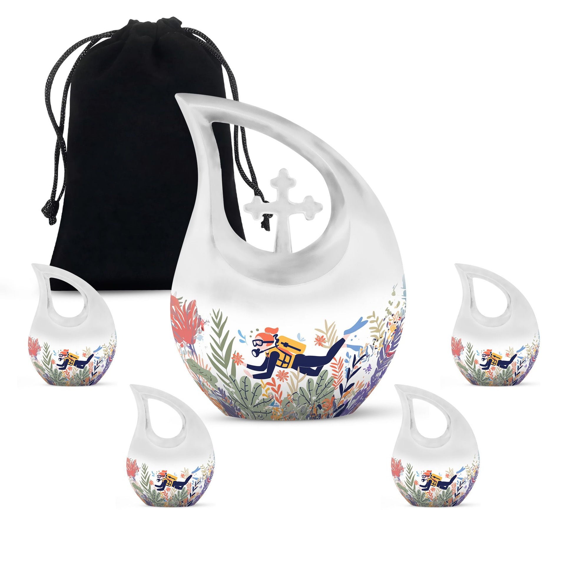 Deep Sea Diving Urns For Ashes - Cremation Urn For Human Ashes