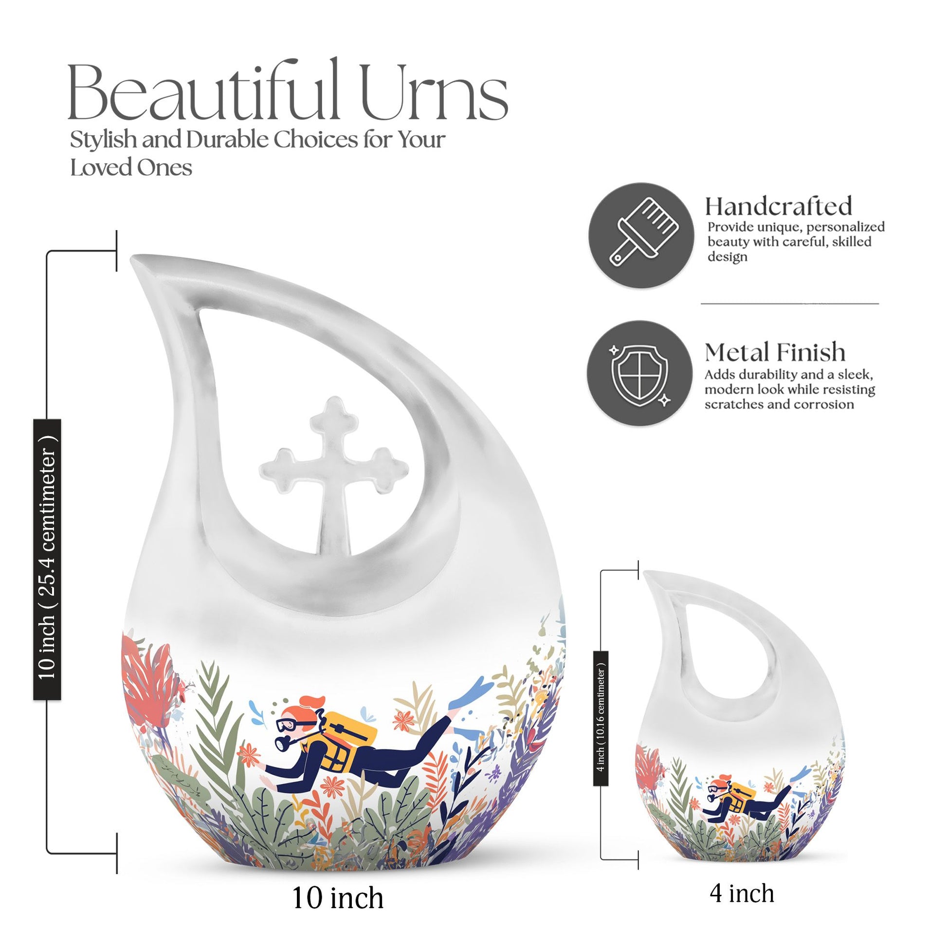 Deep Sea Diving Urns For Ashes - Cremation Urn For Human Ashes