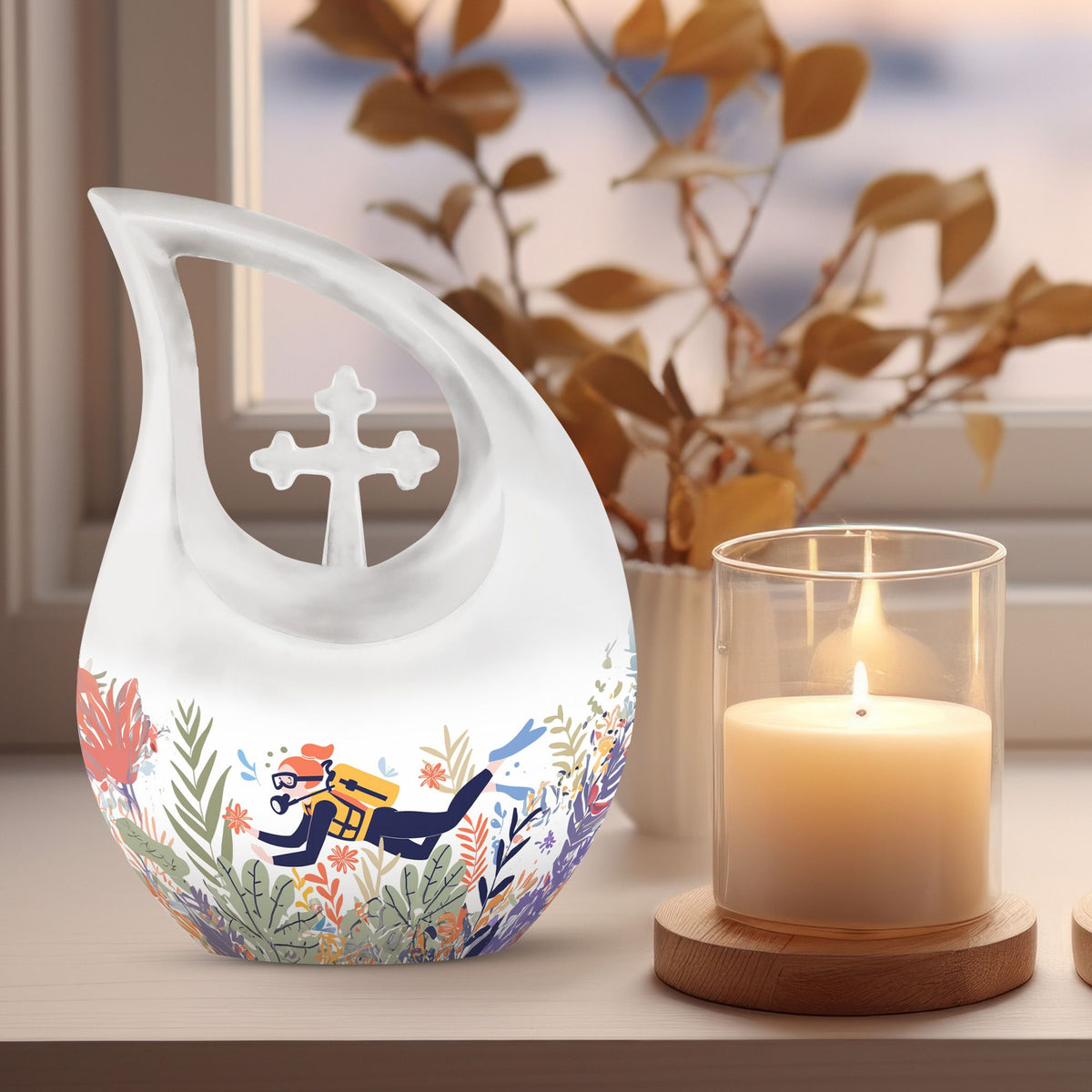 Deep Sea Diving Urns For Ashes - Cremation Urn For Human Ashes