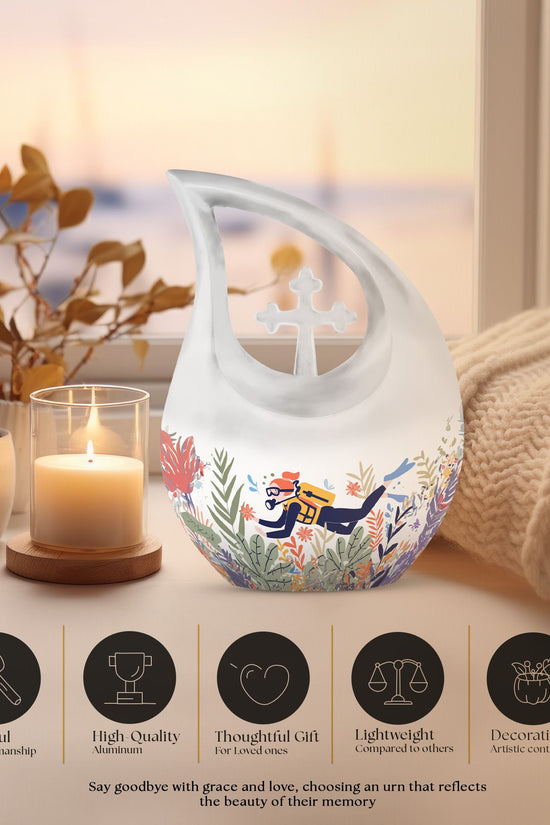 Deep Sea Diving Urns For Ashes - Cremation Urn For Human Ashes