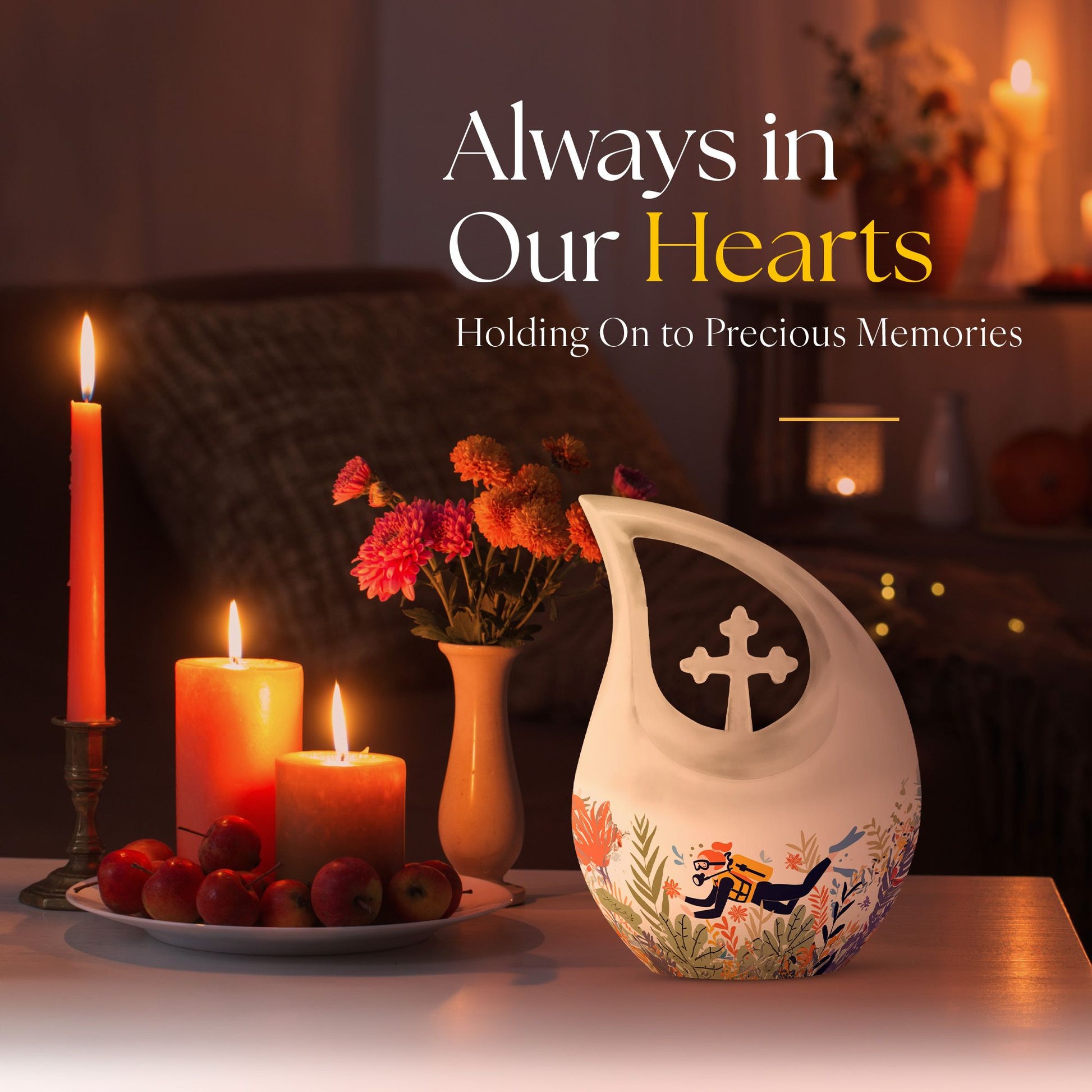 Deep Sea Diving Urns For Ashes - Cremation Urn For Human Ashes
