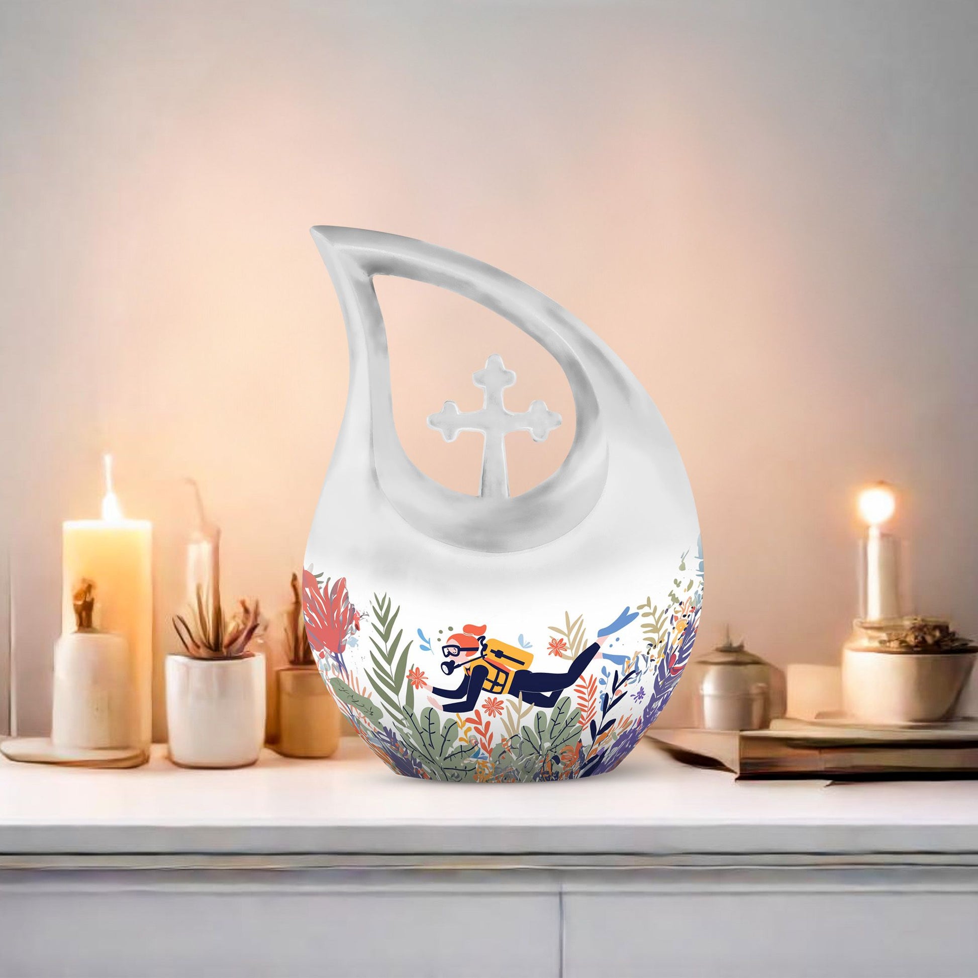 Deep Sea Diving Urns For Ashes - Cremation Urn For Human Ashes