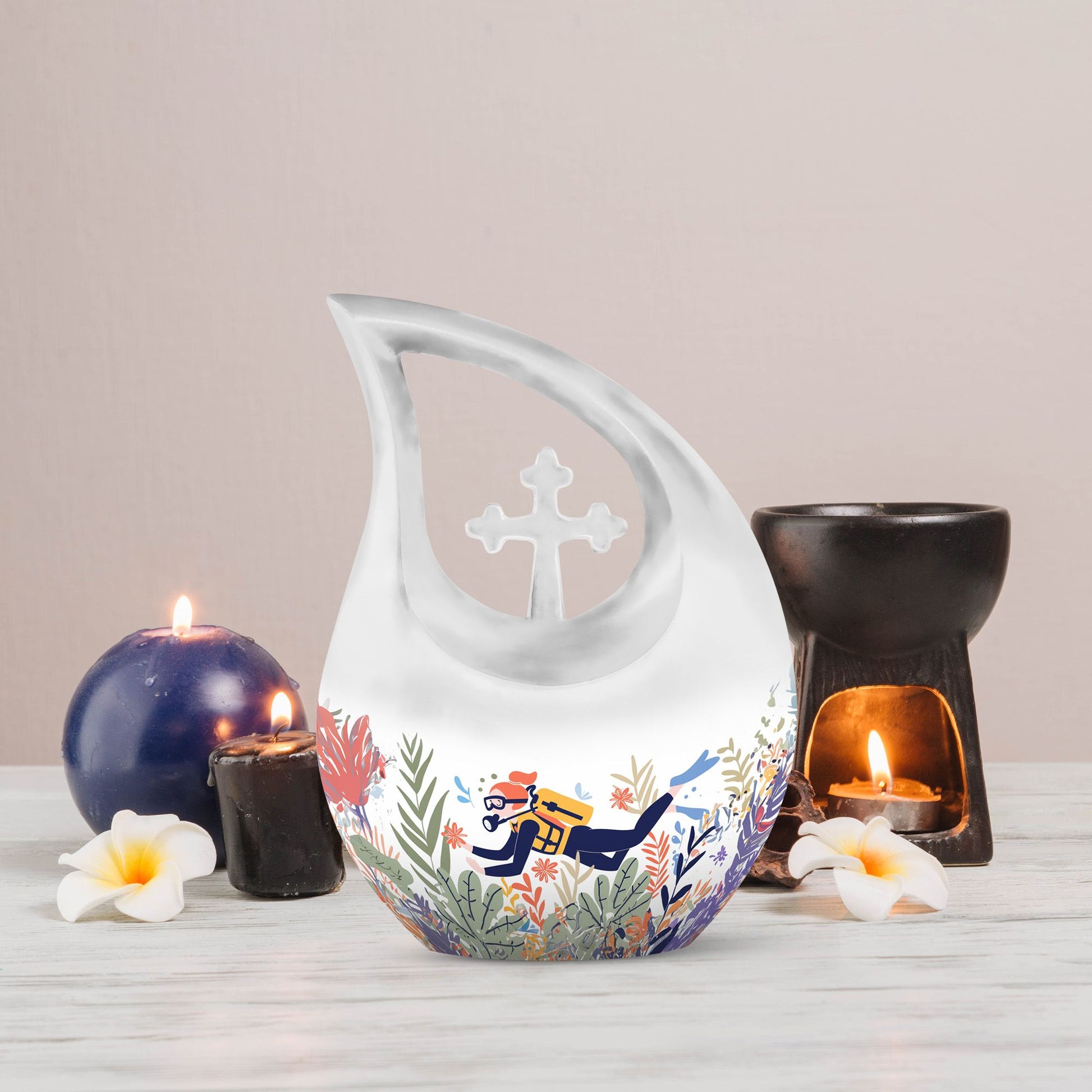 Deep Sea Diving Urns For Ashes - Cremation Urn For Human Ashes