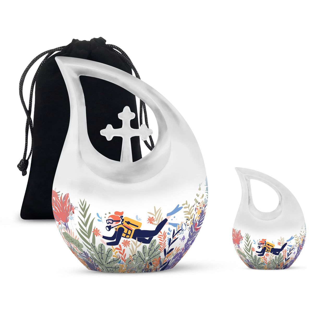 Deep Sea Diving Urns For Ashes - Cremation Urn For Human Ashes