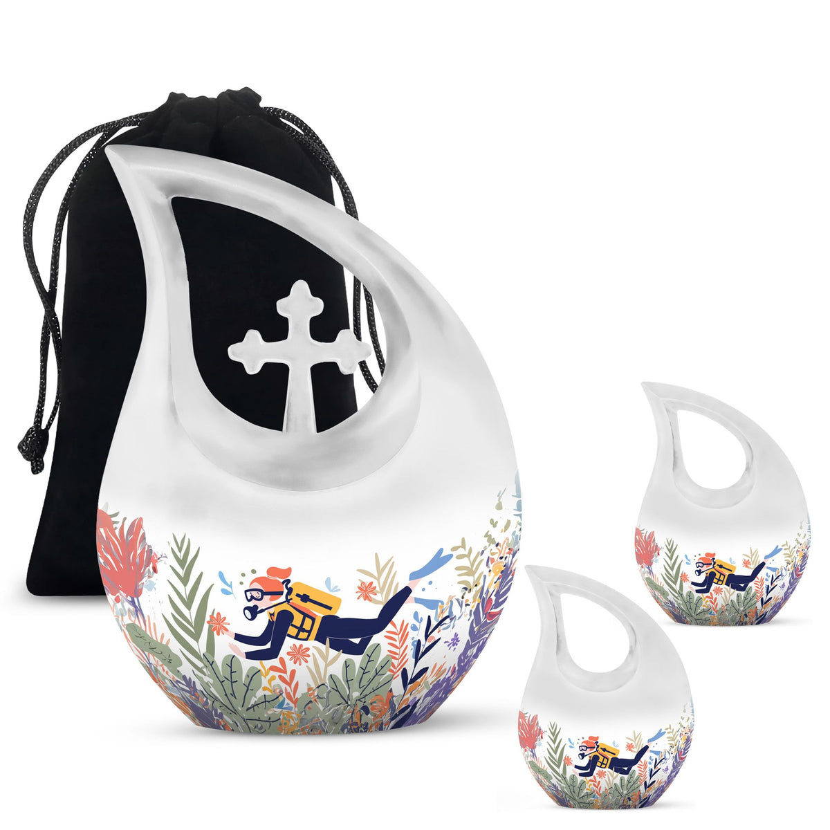 Deep Sea Diving Urns For Ashes - Cremation Urn For Human Ashes