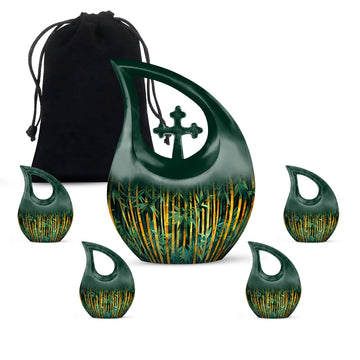 Large Urn With 4 Keepsake