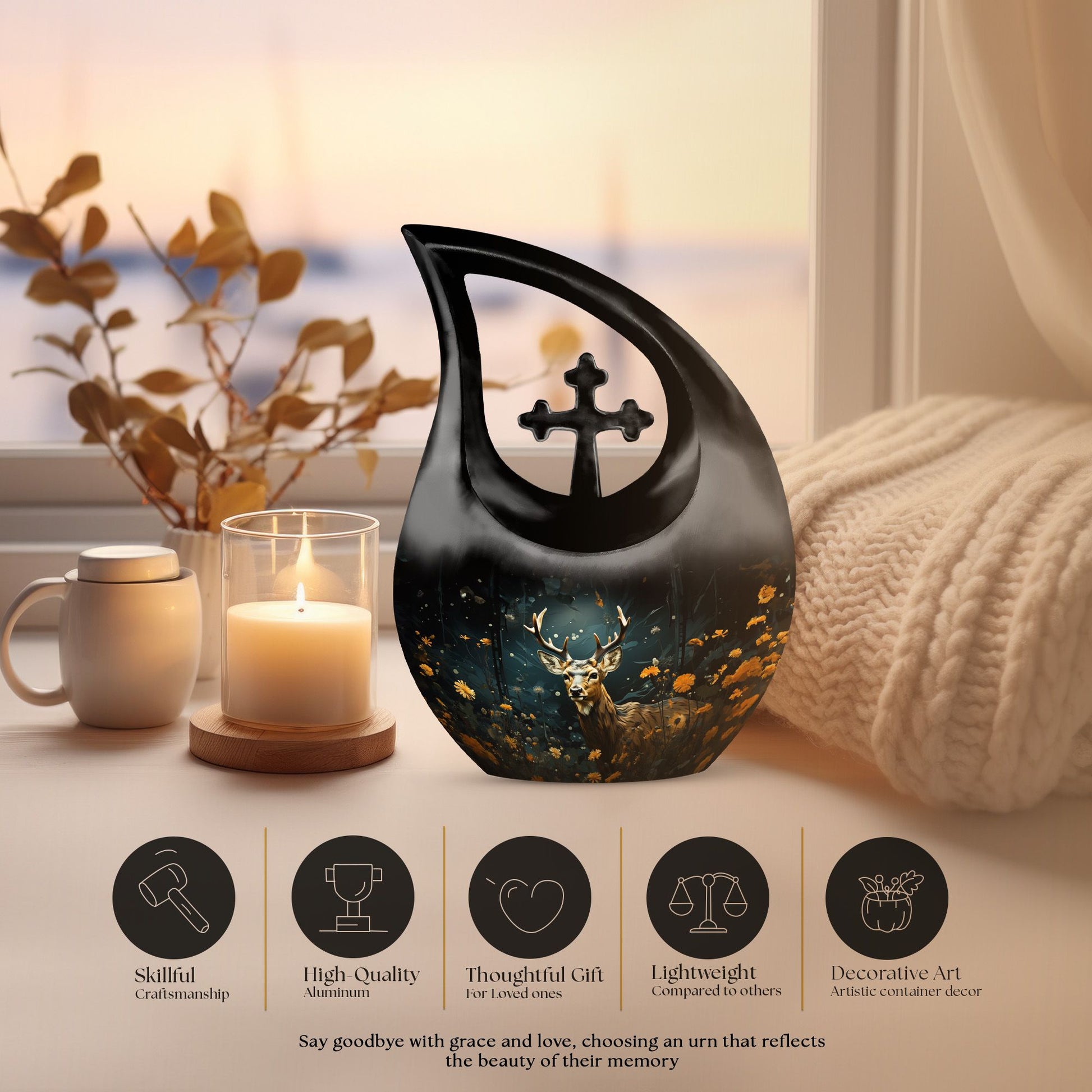 Foyer Fitter Urns For Ashes - Human Cremation Urns