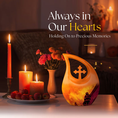Leaf Urns For Ashes - Cremation Keepsake Urns For Ashes