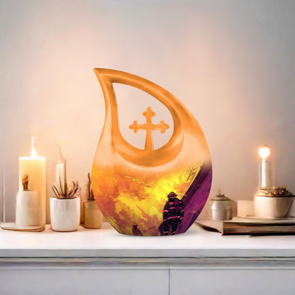 Leaf Urns For Ashes - Cremation Keepsake Urns For Ashes