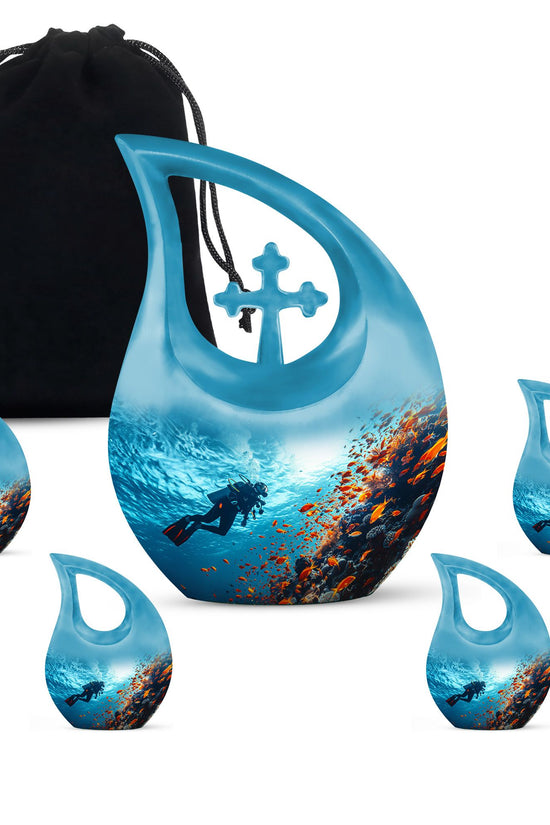 Ocean Urns For Ashes - Cremation Urns With Keepsake