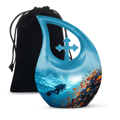Ocean Urns For Ashes - Cremation Urns With Keepsake