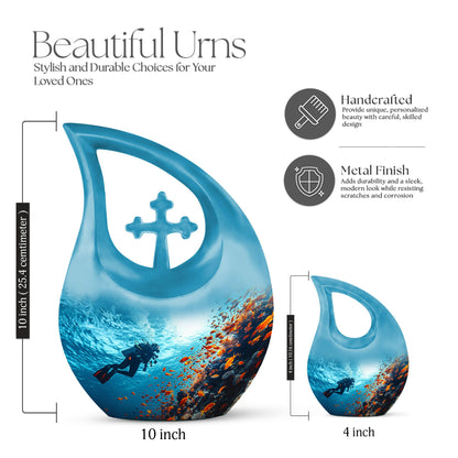 Ocean Urns For Ashes - Cremation Urns With Keepsake