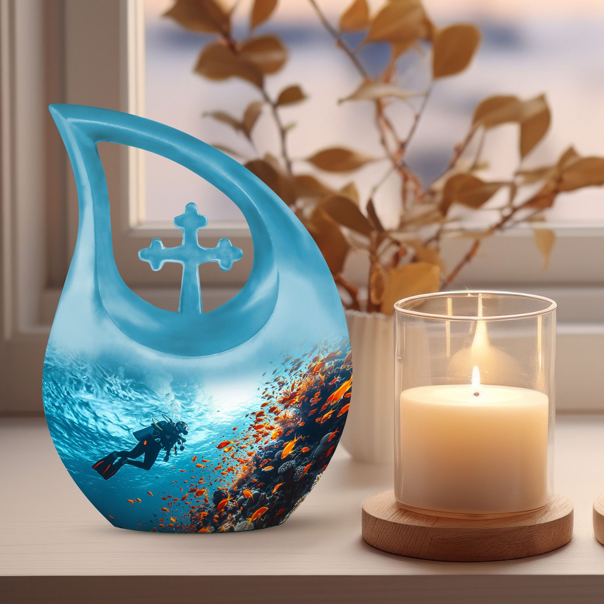 Ocean Urns For Ashes - Cremation Urns With Keepsake