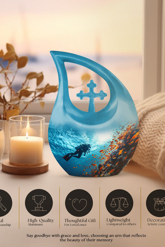 Ocean Urns For Ashes - Cremation Urns With Keepsake