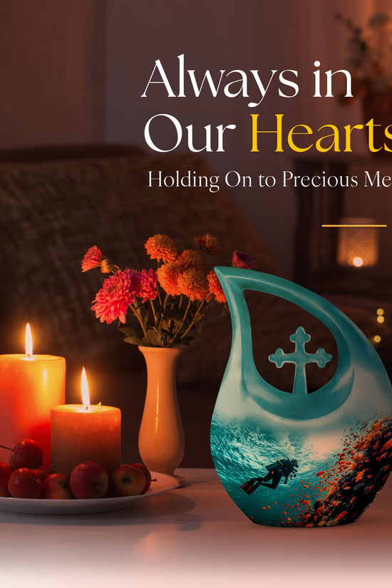 Ocean Urns For Ashes - Cremation Urns With Keepsake