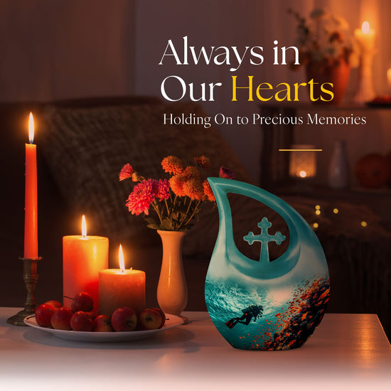 Ocean Urns For Ashes - Cremation Urns With Keepsake
