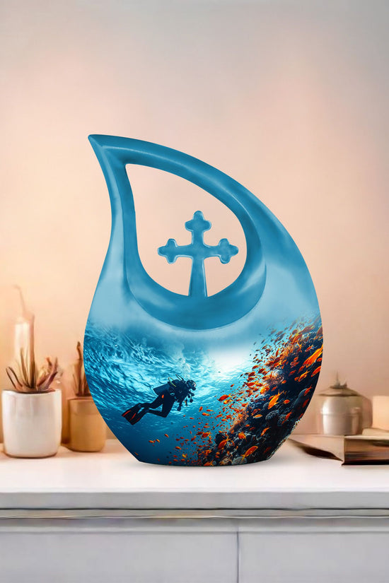 Ocean Urns For Ashes - Cremation Urns With Keepsake