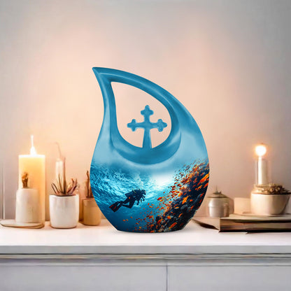 Ocean Urns For Ashes - Cremation Urns With Keepsake